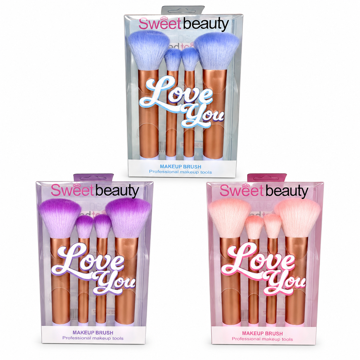 Set de Brochas de Maquillaje Sweet Beauty REF:SZ-4416