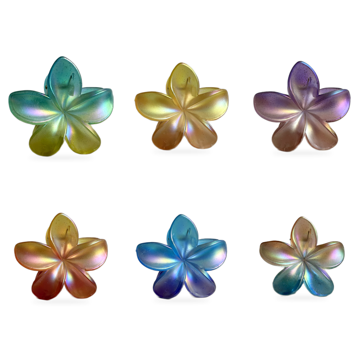 Pinza para cabello flor multicolor REF:JWS-3670