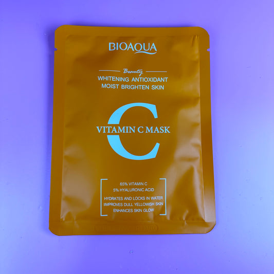 Mascarilla Facial  Vitamina C BIOAQUA REF:NO.BQY08114