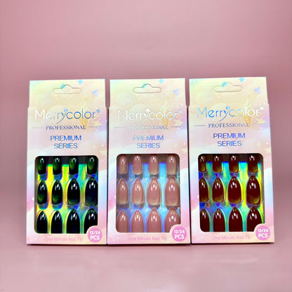 UÑAS POSTIZAS 12pcs OJO DE GATO REF:DS-16