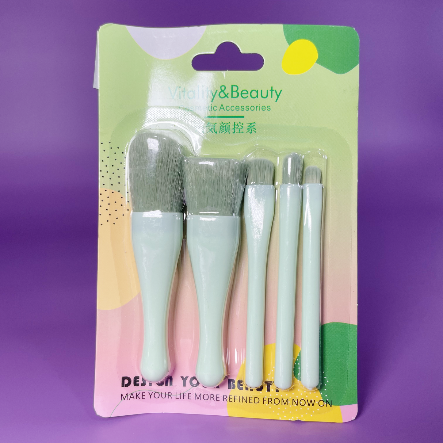 BROCHAS DE MAQUILLAJE 4 COLORES REF:MY2721