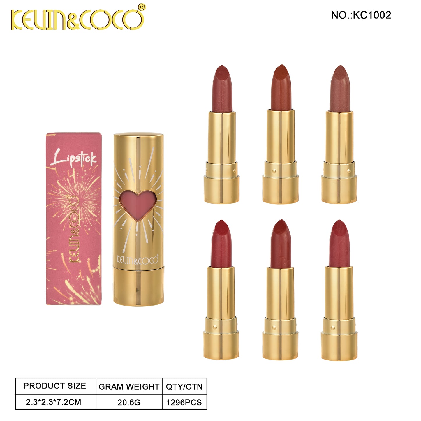 Labial en barra KEVIN&COCO REF:KC1002