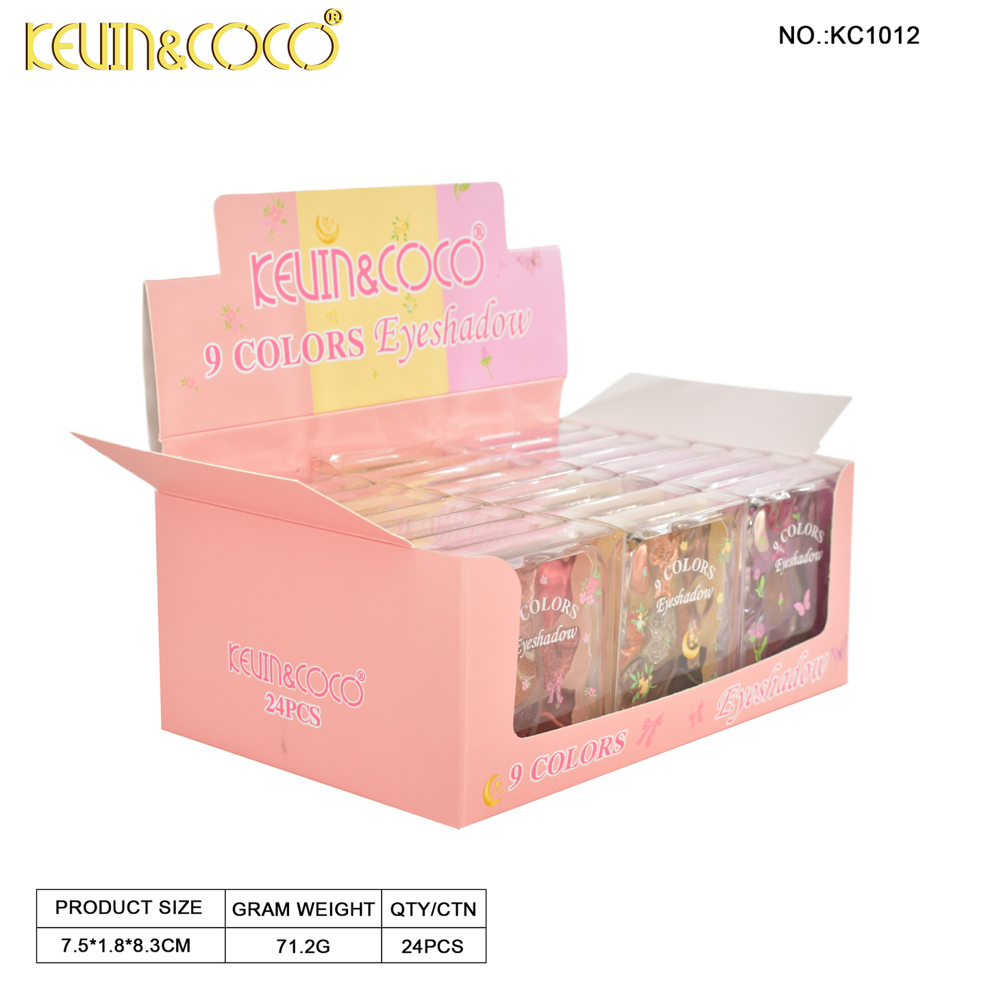 SOMBRA DE OJOS 9 COLORES KEVIN&COCO REF:KC1012