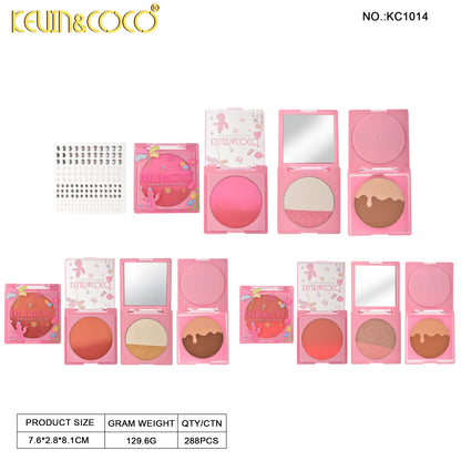 Set de Maquillaje Compacto con Espejo – Kevin&Coco REF:KC1014