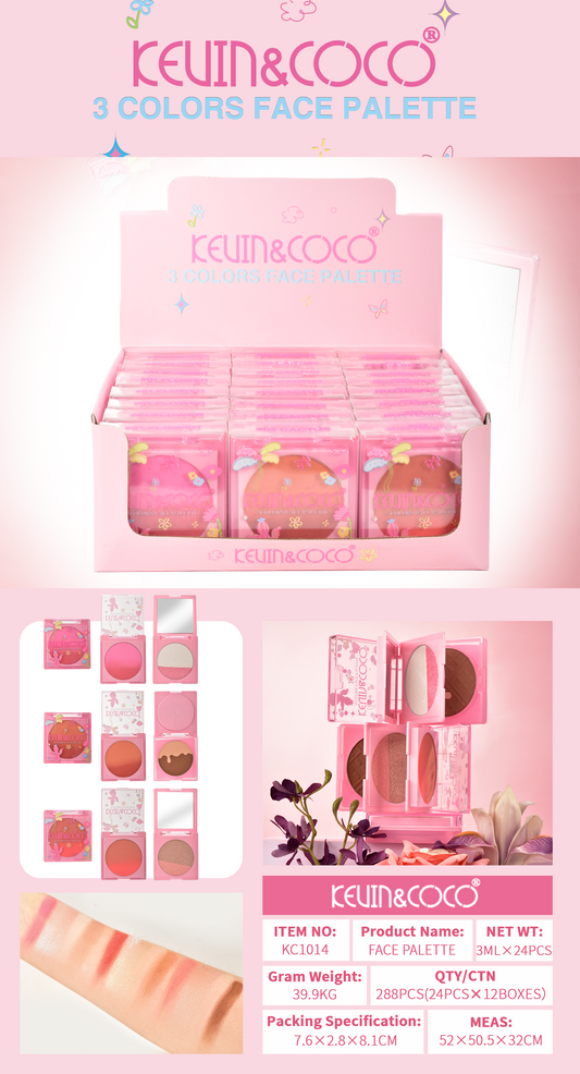 Set de Maquillaje Compacto con Espejo – Kevin&Coco REF:KC1014