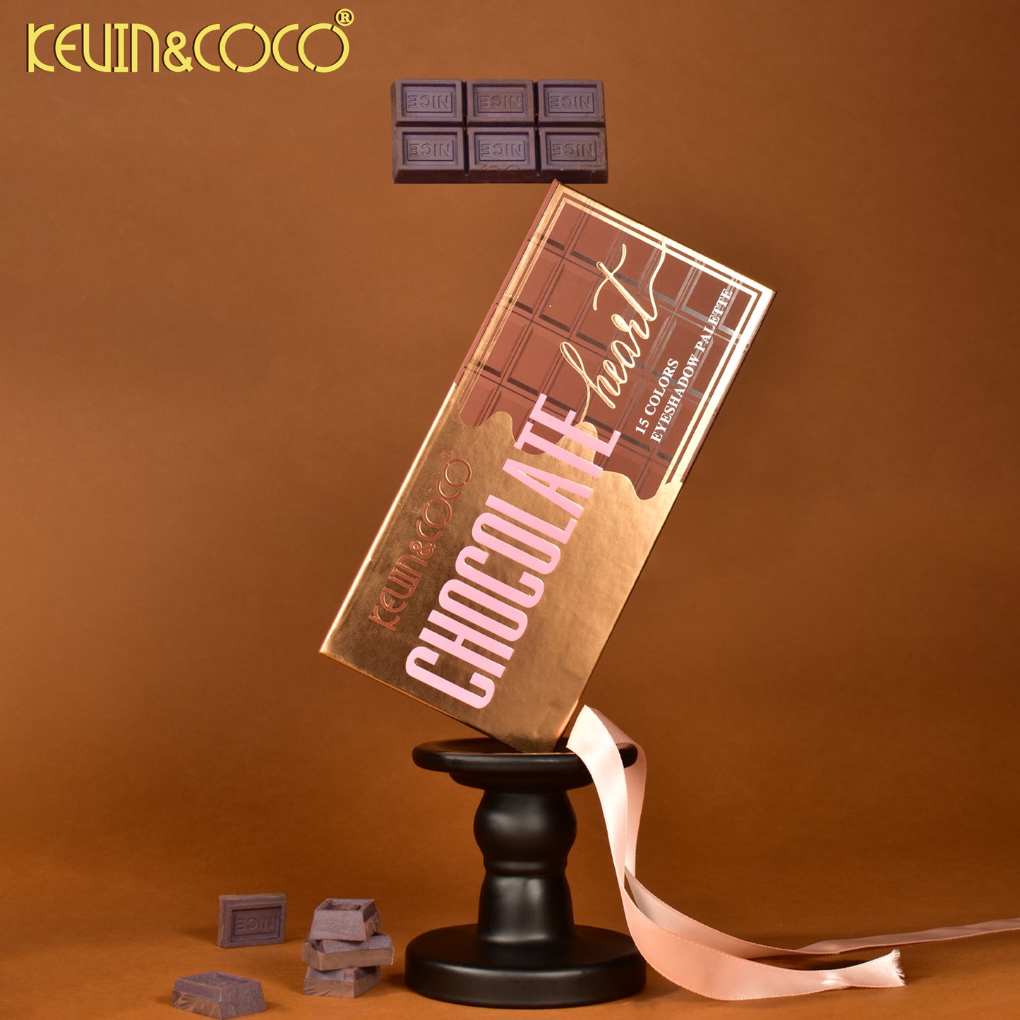 Paleta de Sombras 18 Tonos Chocolate – Kevin&Coco REF:KC1015