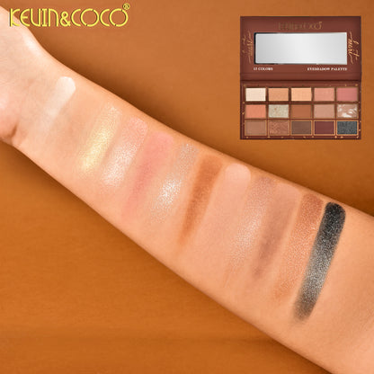 Paleta de Sombras 18 Tonos Chocolate – Kevin&Coco REF:KC1015