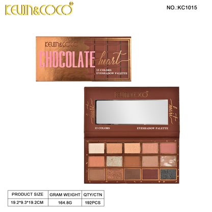 Paleta de Sombras 18 Tonos Chocolate – Kevin&Coco REF:KC1015