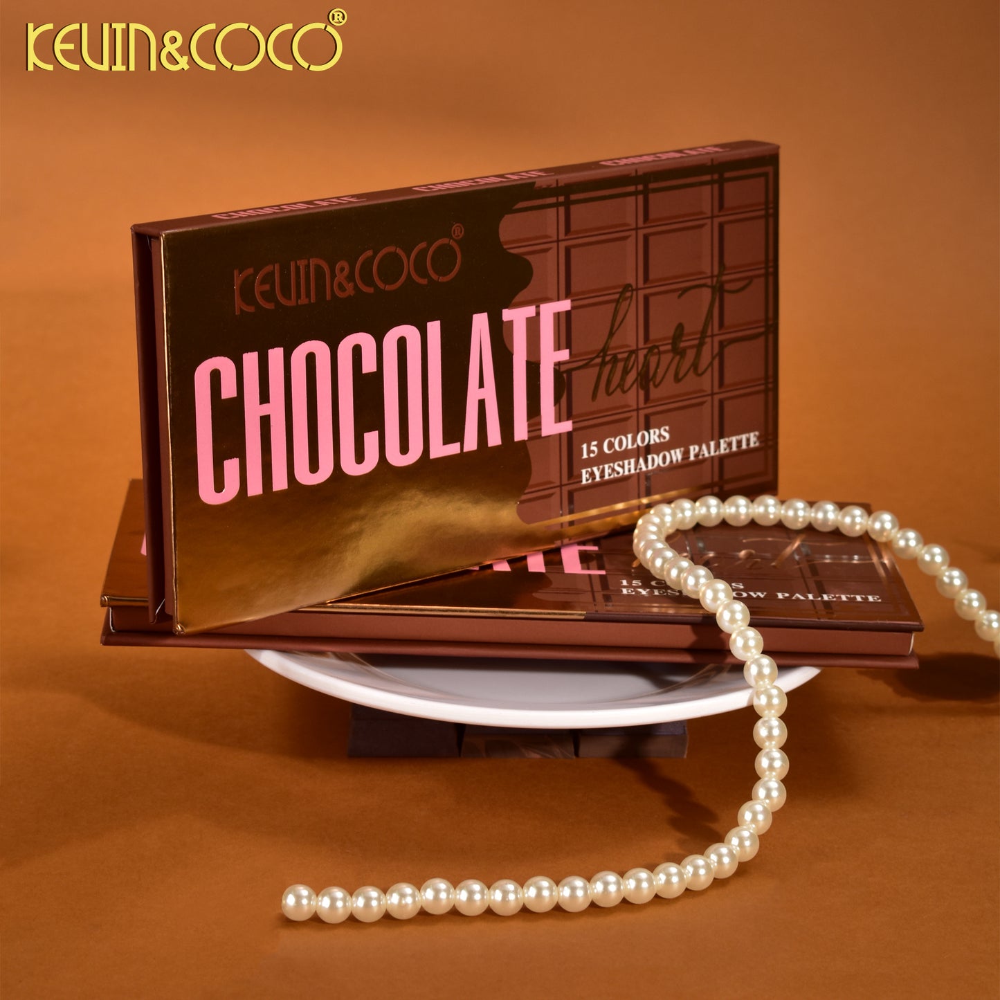 Paleta de Sombras 18 Tonos Chocolate – Kevin&Coco REF:KC1015