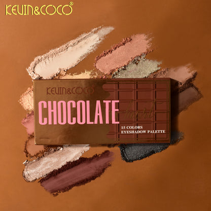 Paleta de Sombras 18 Tonos Chocolate – Kevin&Coco REF:KC1015