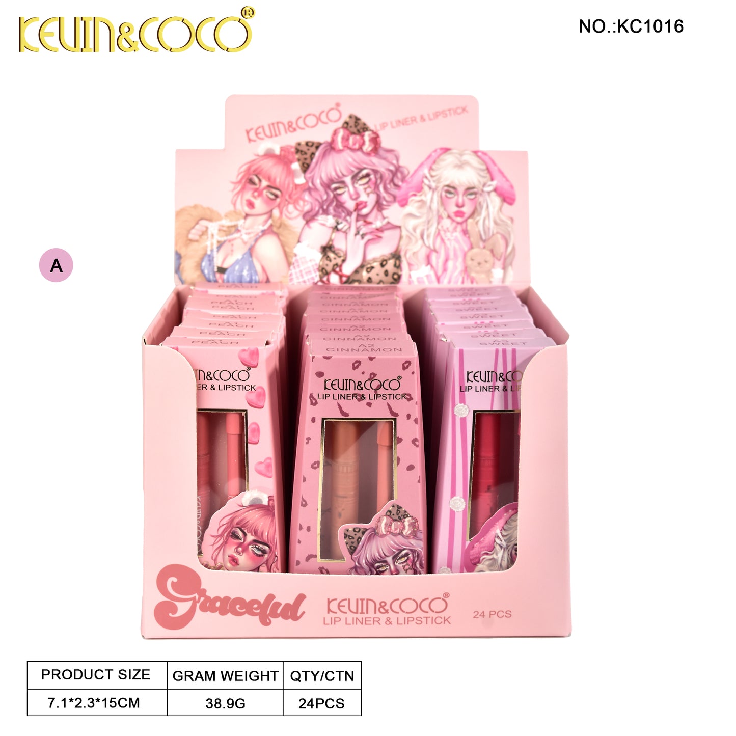Kit Duo Labiales KEVIN&COCO  REF:KC1016