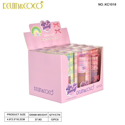 Brillo Labial Diseño de Cuadros Kawaii KEVIN&COCO REF:KC1018