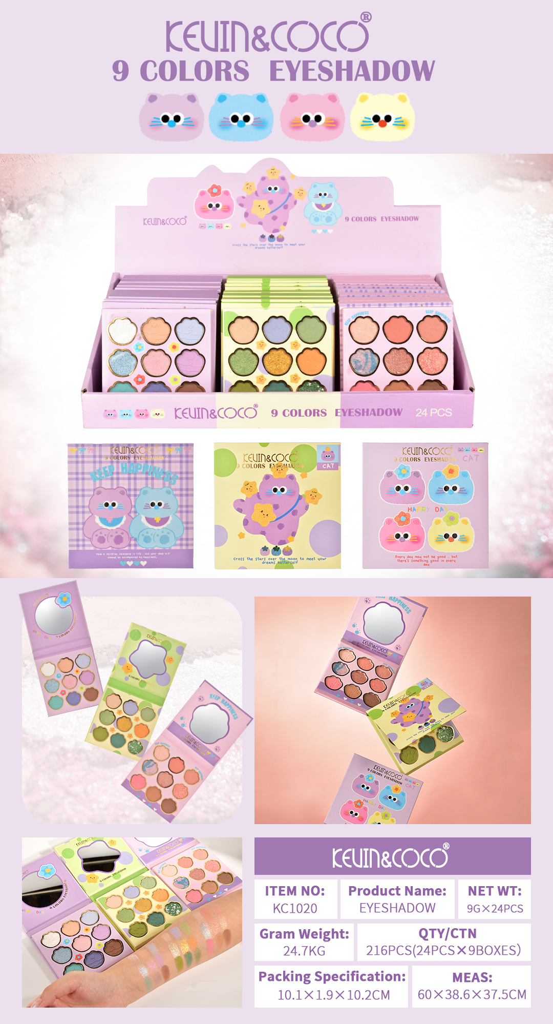 Sombra de Ojos KEVIN&COCO REF:KC1020