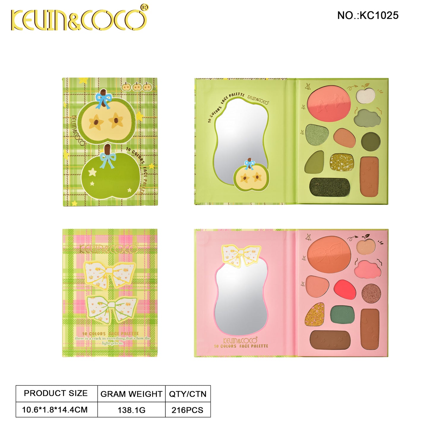 Paleta de Maquillaje KEVIN&COCO REF:KC1025