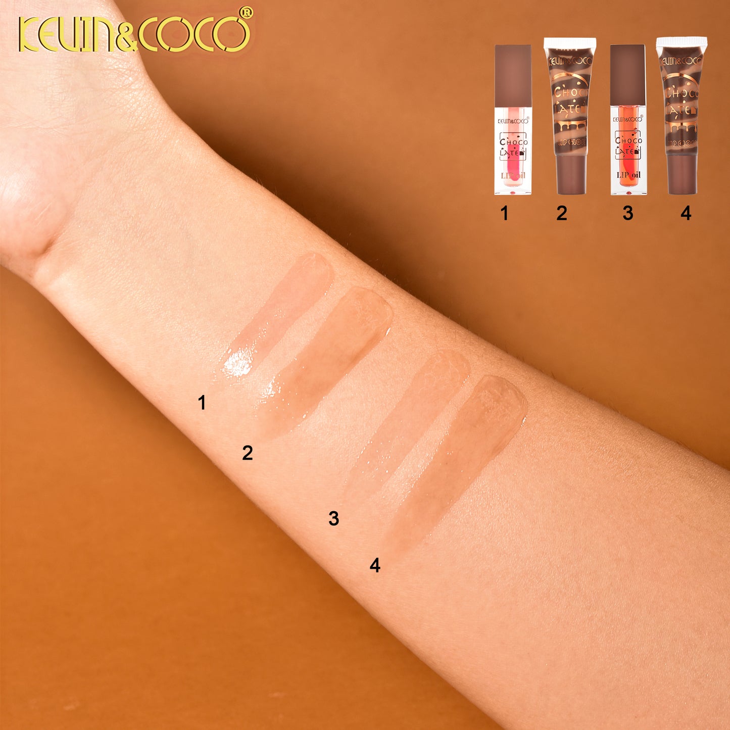 Kit Labial Liquido Chocolate KEVIN&COCO REF:KC1049