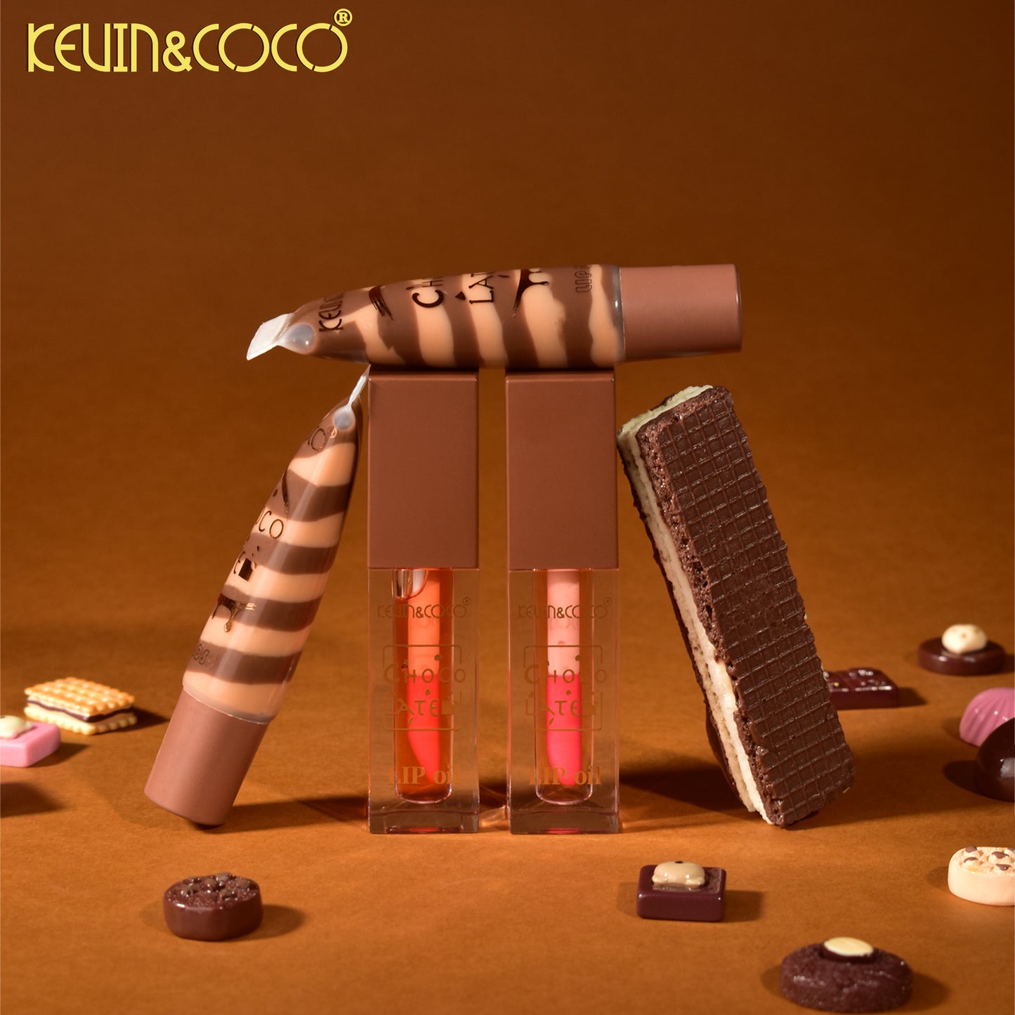 Kit Labial Liquido Chocolate KEVIN&COCO REF:KC1049