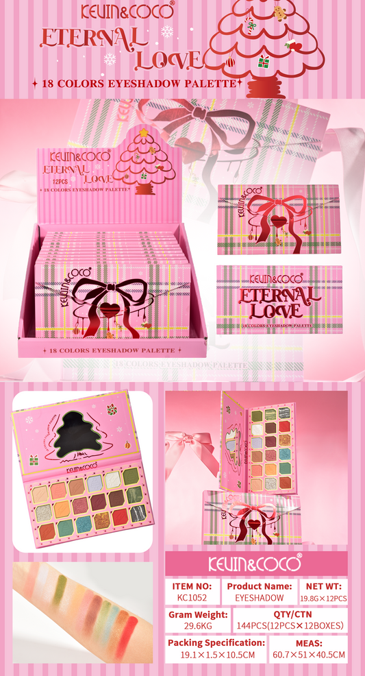 Paleta de Sombras Navidad KEVIN&COCO REF:KC1052