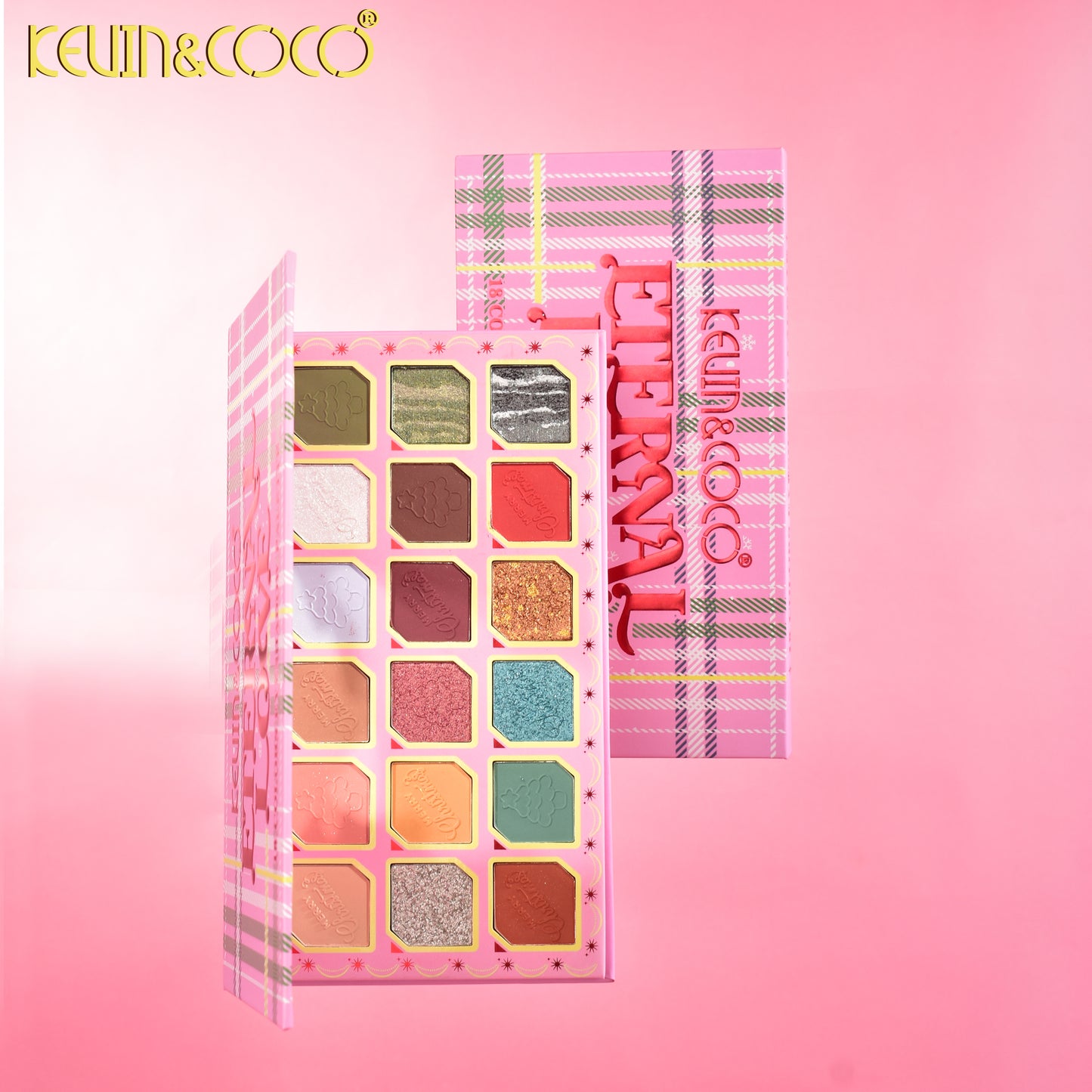 Paleta de Sombras Navidad KEVIN&COCO REF:KC1052