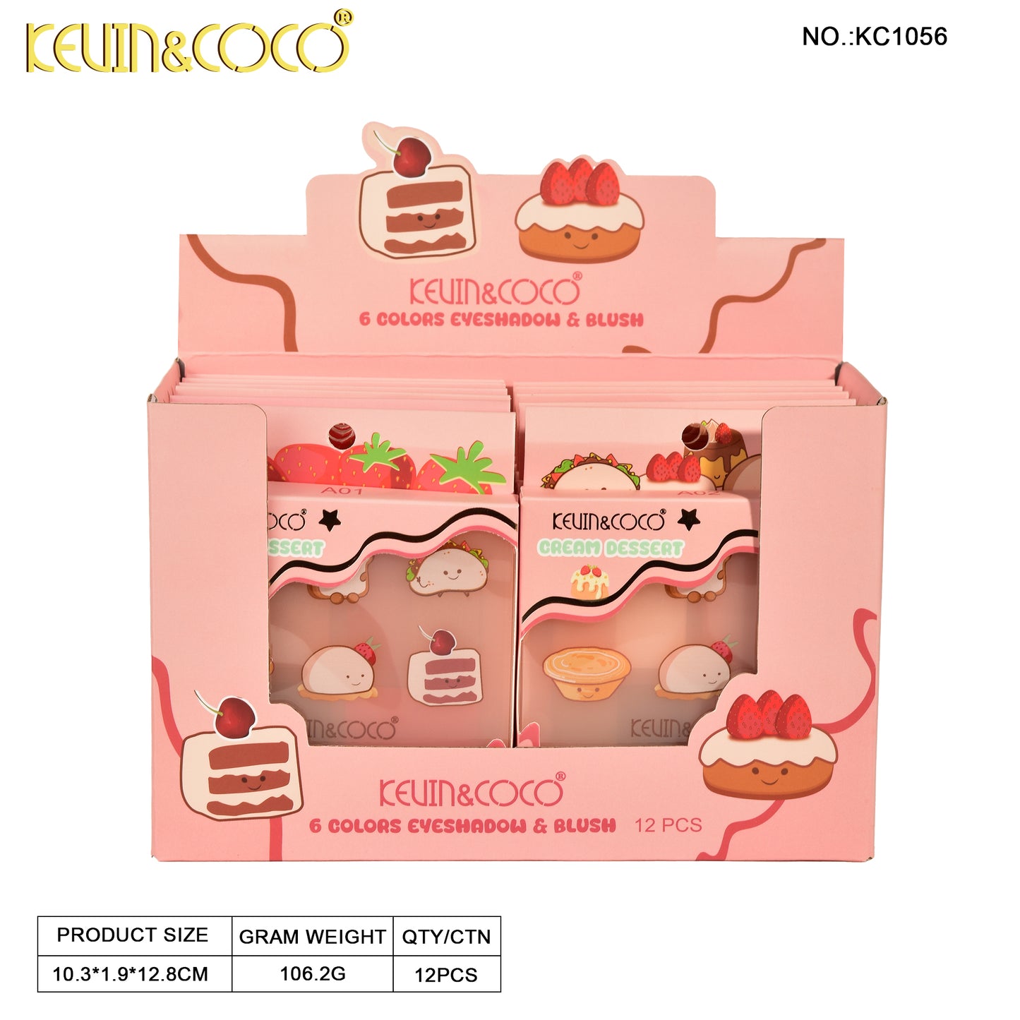 Paleta Multifuncional Sweet Dessert KEVIN&COCO REF:KC1056