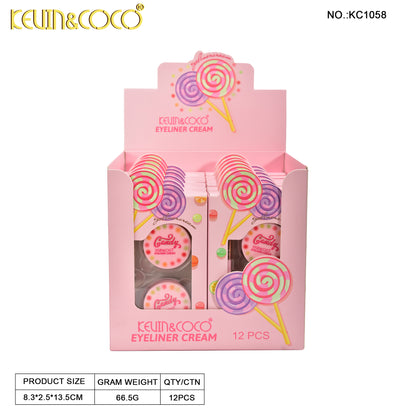 Delineador en Gel con Brocha Candy – Kevin & Coco REF:KC1058