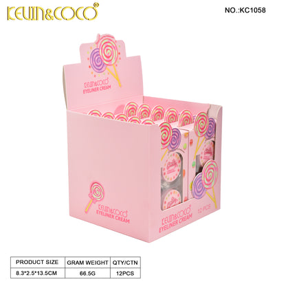 Delineador en Gel con Brocha Candy – Kevin & Coco REF:KC1058