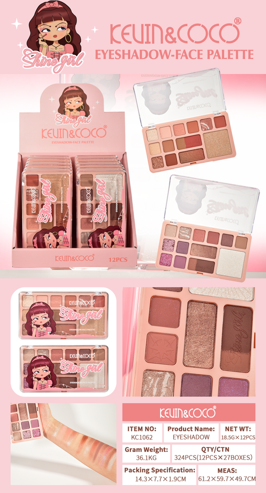 Paleta de Maquillaje Shine Girl KEVIN&COCO REF:KC1062