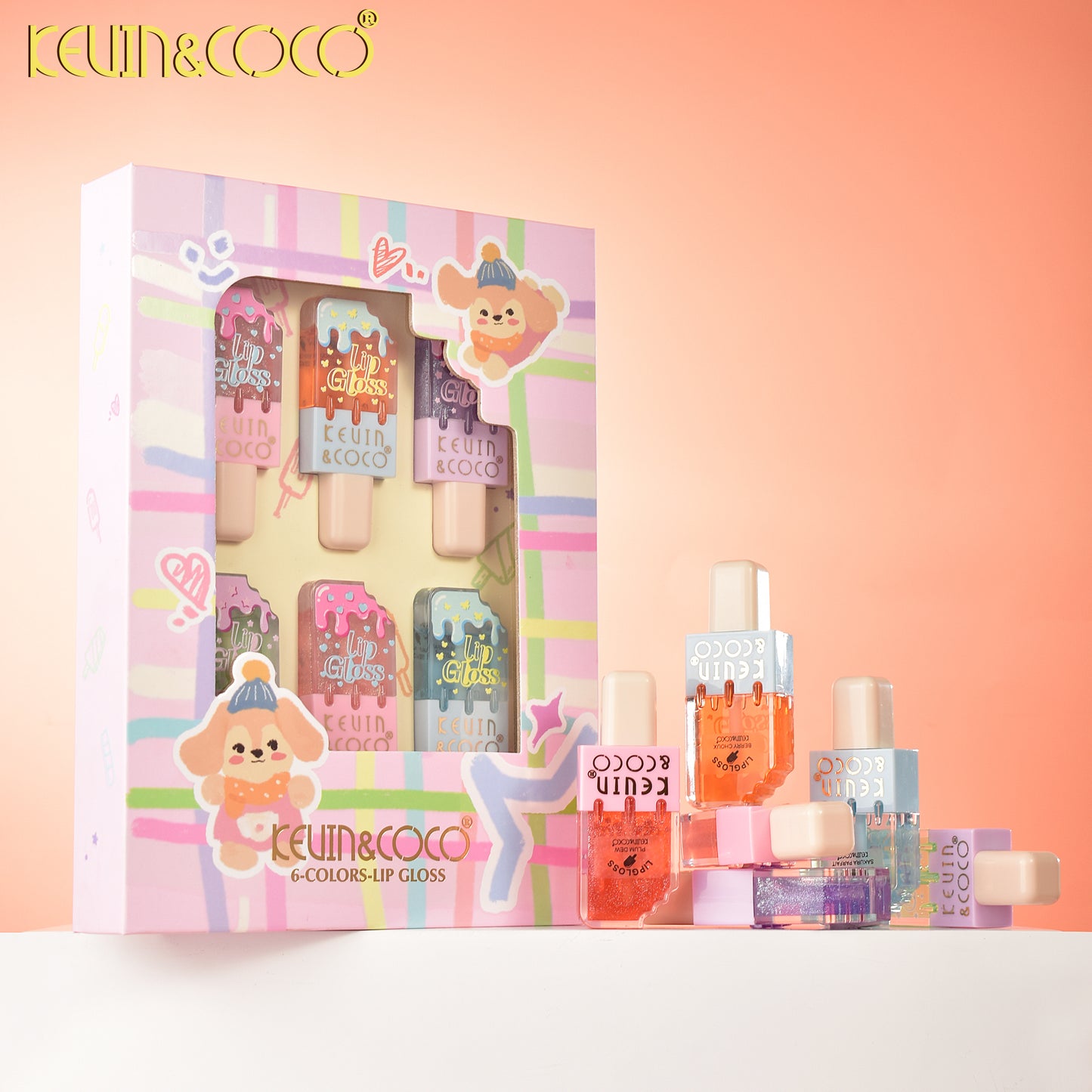 Kit Brillo Labial Gloss *6 KEVIN&COCO REF:KC1065