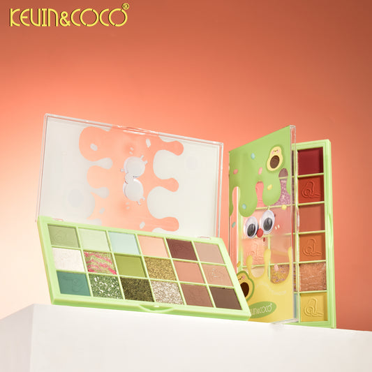 Paleta de Sombras Multicolor con Glitter – Kevin&Coco REF:KC1069