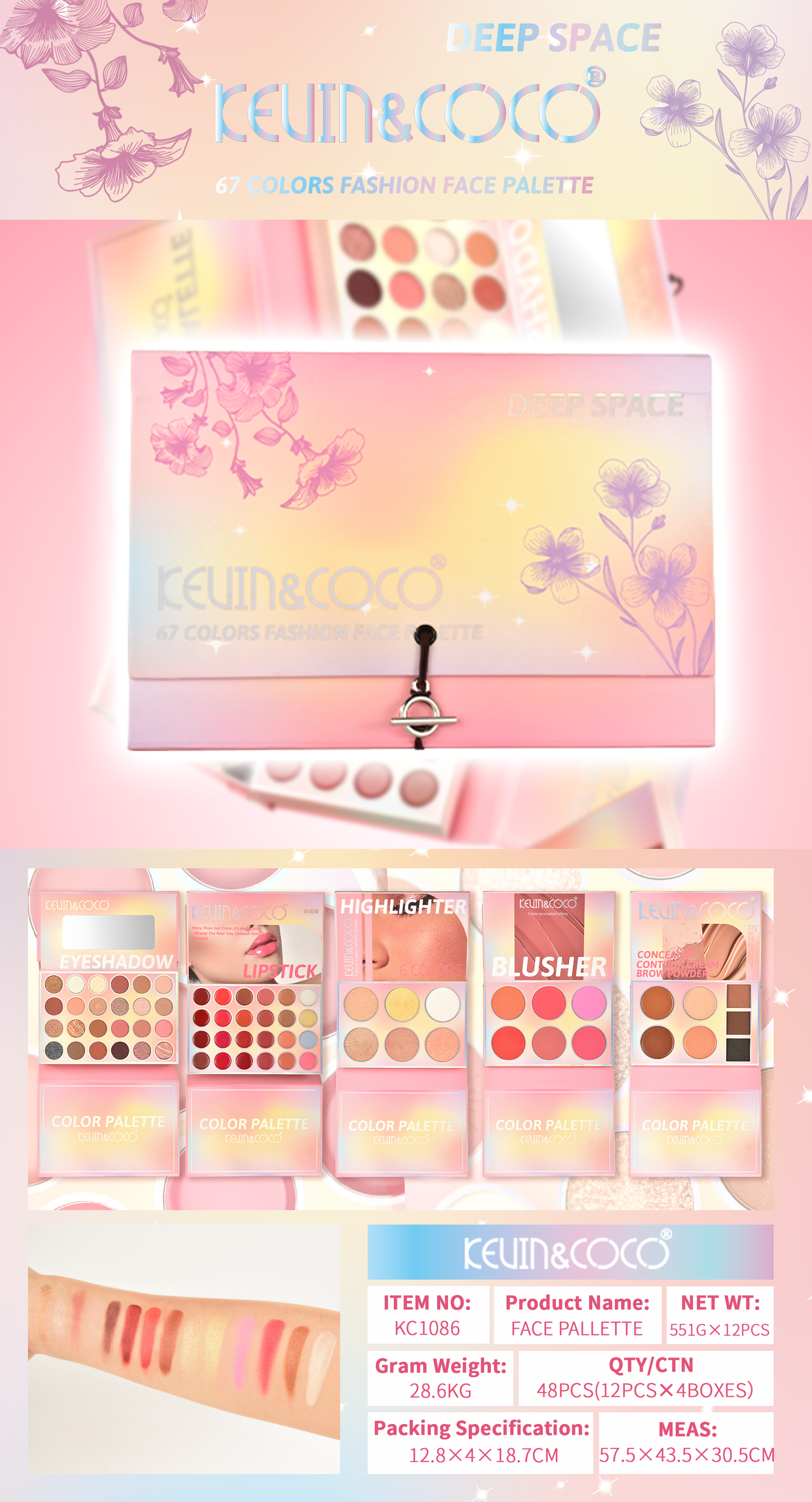 KIT DE MAQUILLAJE REF:KC1086
