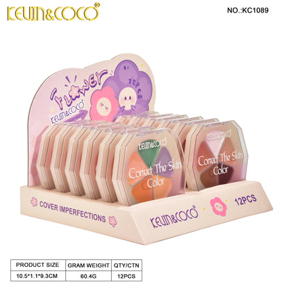 Paleta de Contorno Facial Multicolor – Kevin&Coco REF:KC1089