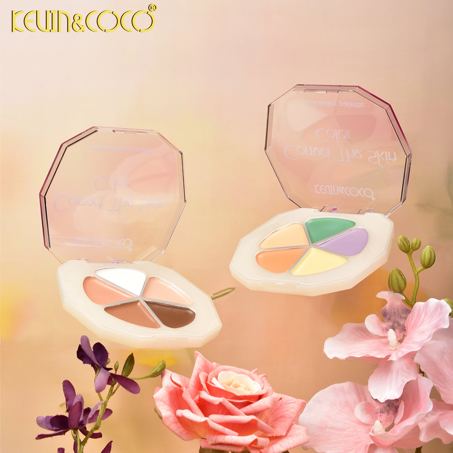 Paleta de Contorno Facial Multicolor – Kevin&Coco REF:KC1089