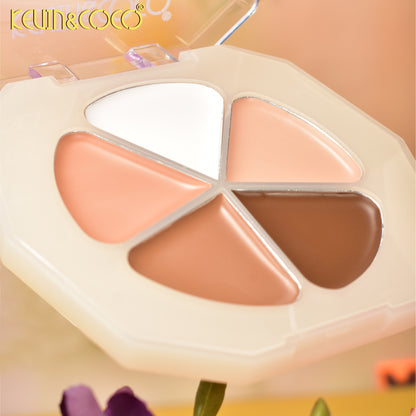 Paleta de Contorno Facial Multicolor – Kevin&Coco REF:KC1089