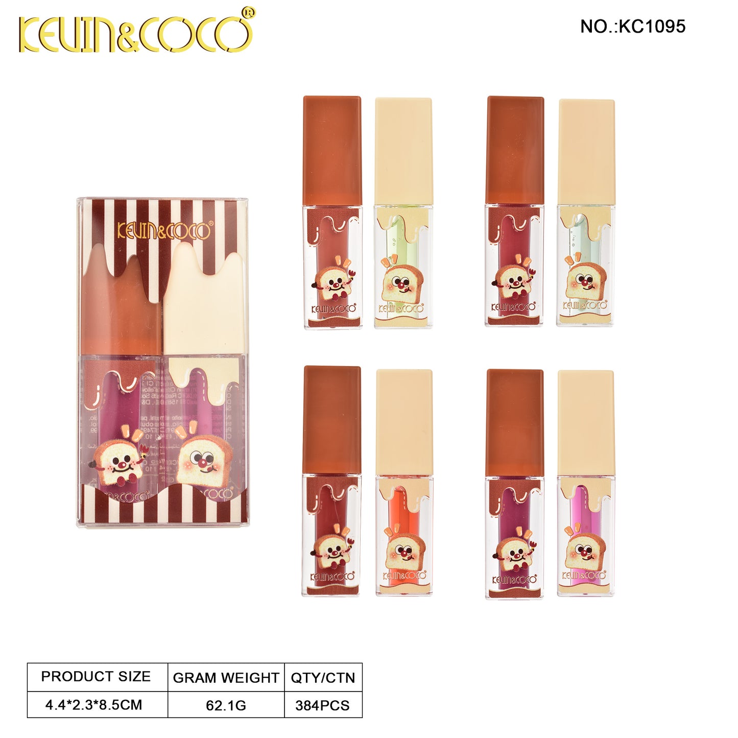 Kit Labial Liquido*2  KEVIN&COCO REF:KC1095