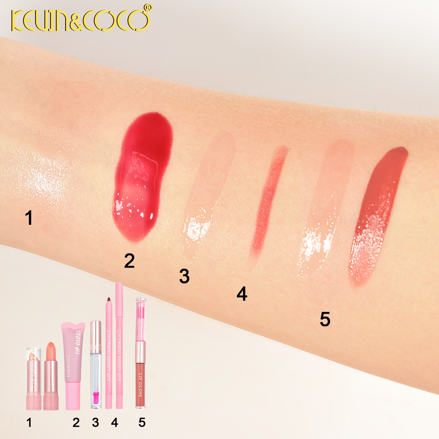 Kit de Labiales Mix Beauty KEVIN&COCO REF:KC1097