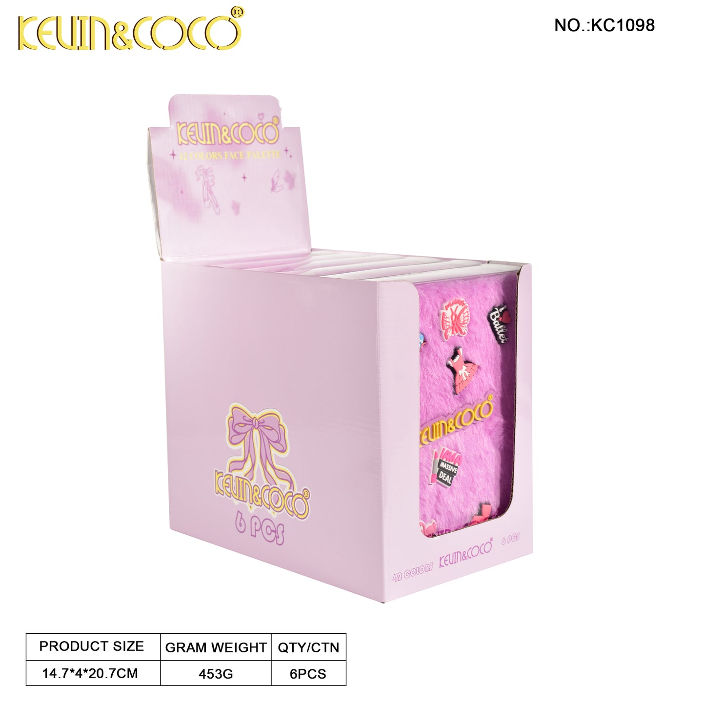 Paleta libro de Maquillaje KEVIN&COCO REF:KC1098