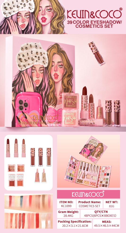 Kit de maquillaje kevin&coco REF:KC1099
