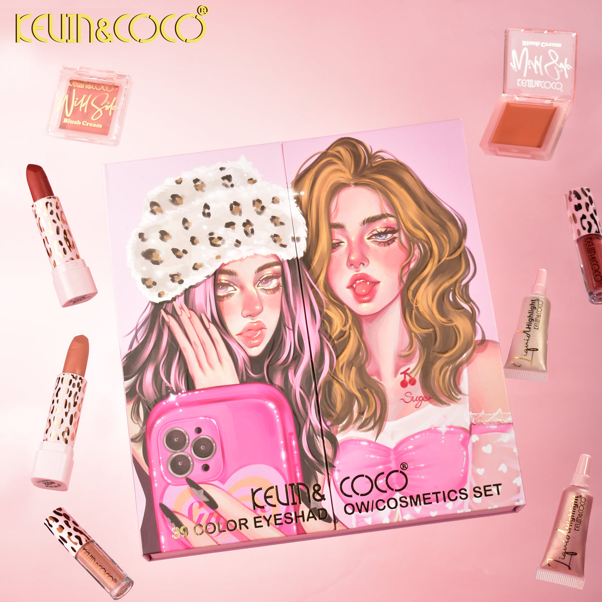 Kit de maquillaje kevin&coco REF:KC1099