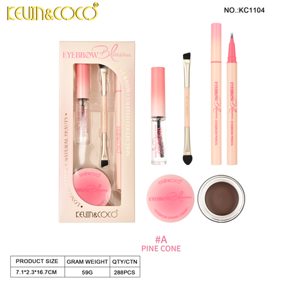 Kit para Cejas Completo 4 en 1 KEVIN&COCO REF:KC1104