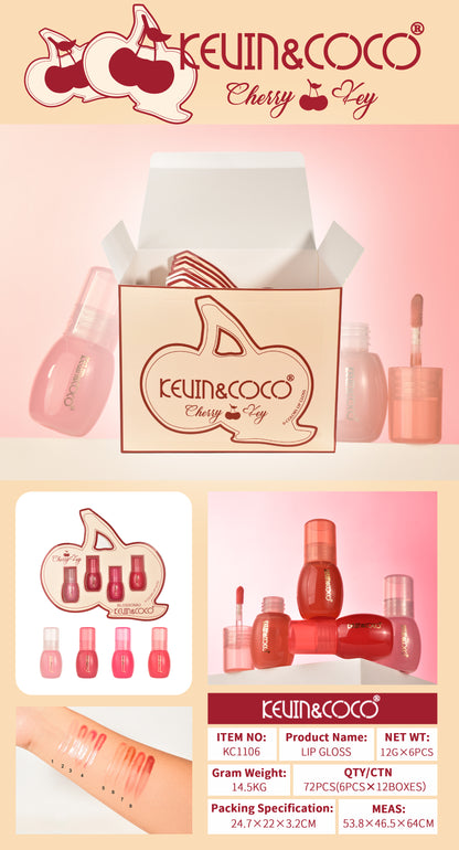 Brillo Labial Tonos Variados Cherry – Kevin&Coco REF:KC1106