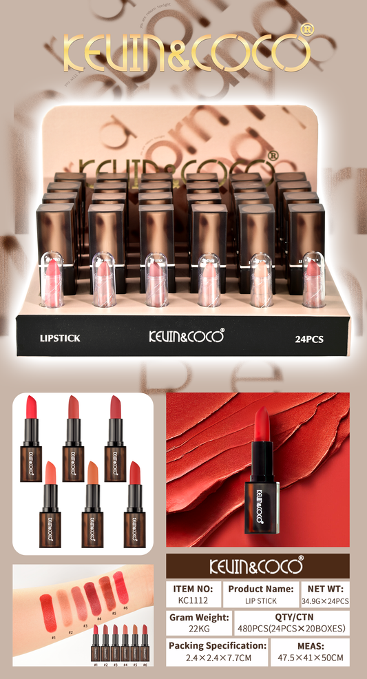 Labial en Barra Matte Plaid Style KEVIN&COCO REF:KC1112