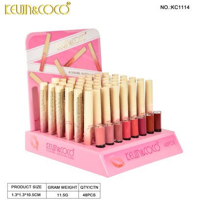 Brillo labial Matte Glow kevin&coco REF:KC1114
