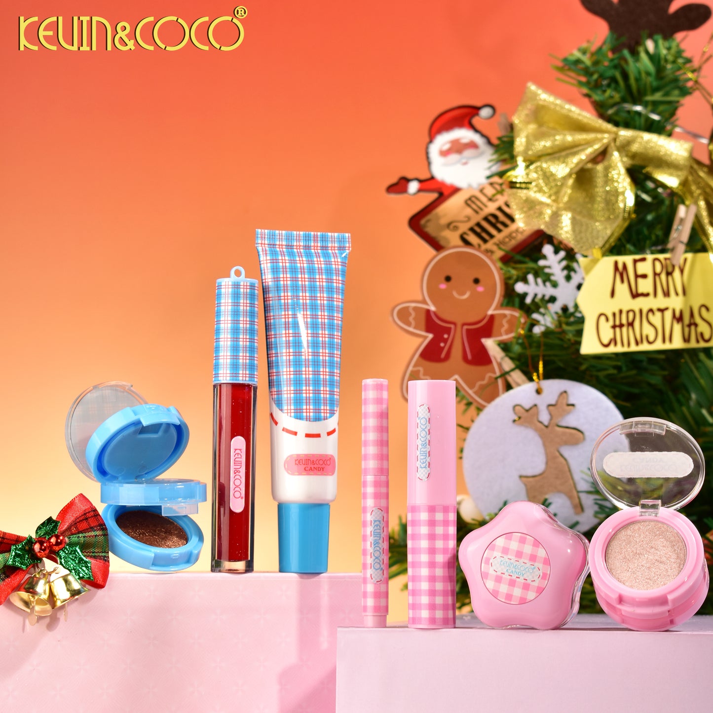 Kit Regalo de maquillaje Navidad KEVIN&COCO REF:KC1115