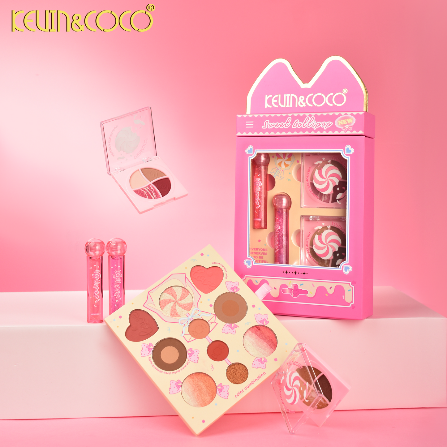 Set de Maquillaje Sweet Lollipop Kevin&Coco REF:KC1186