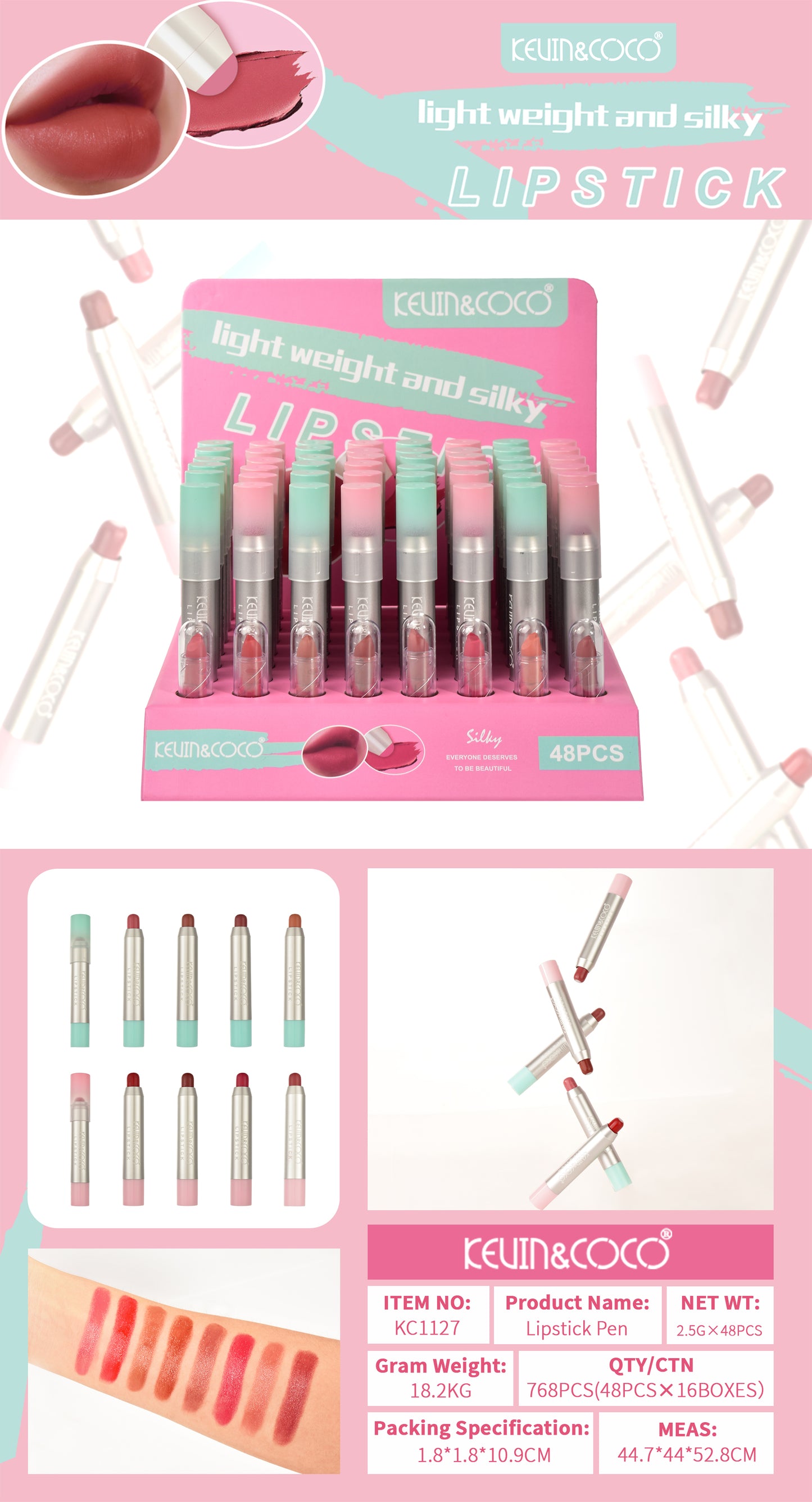 Labial en Barra – Kevin&Coco REF:KC1127