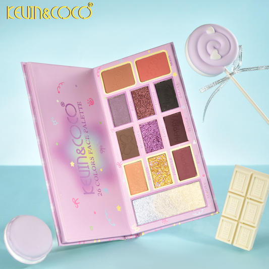 Kit de Maquillaje con Sombras y Espejo – Kevin&Coco REF:KC1146