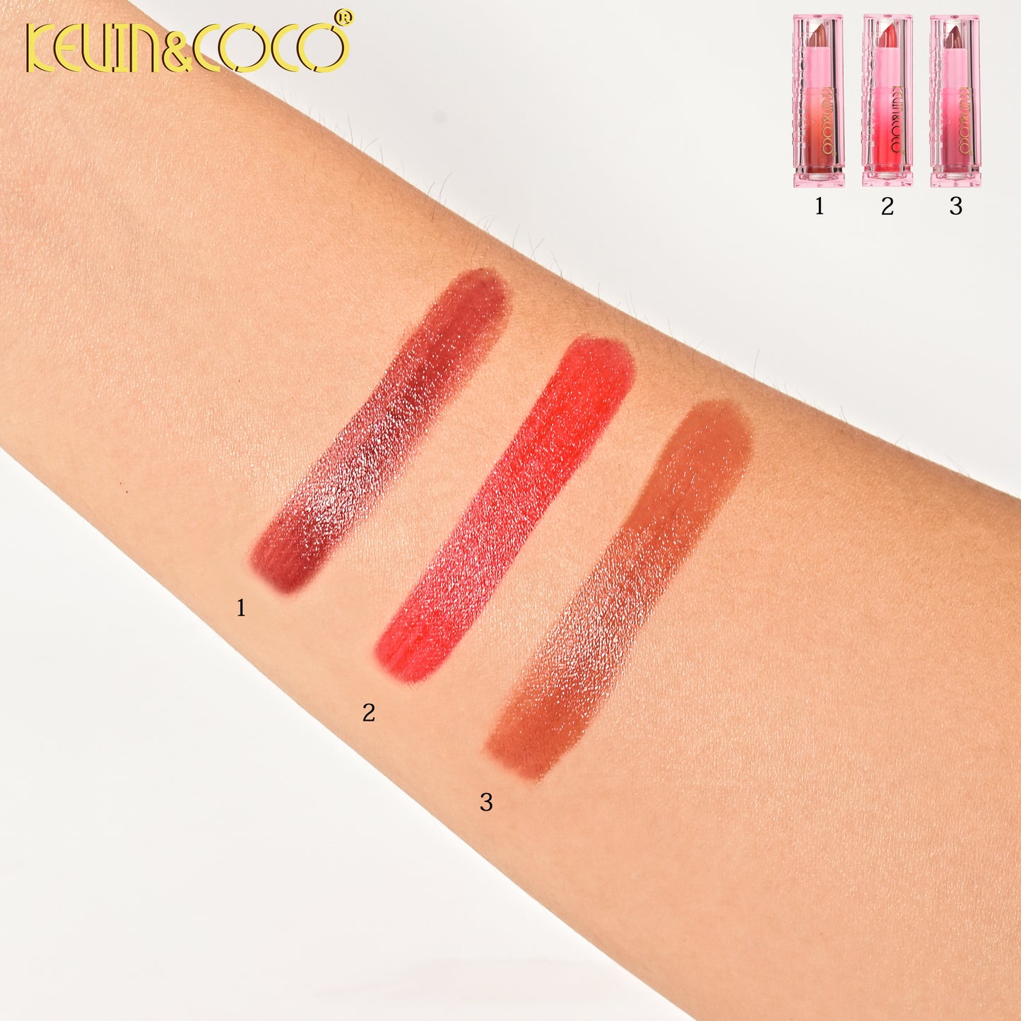 Set Labial en Barra 3 Piezas – Kevin&Coco REF:KC1188