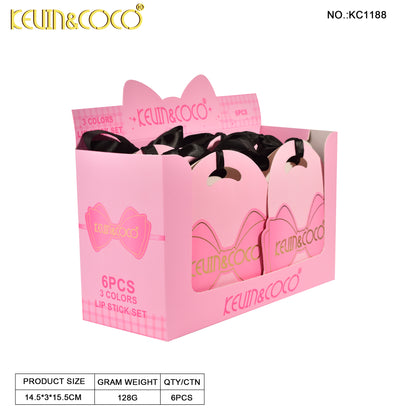 Set Labial en Barra 3 Piezas – Kevin&Coco REF:KC1188