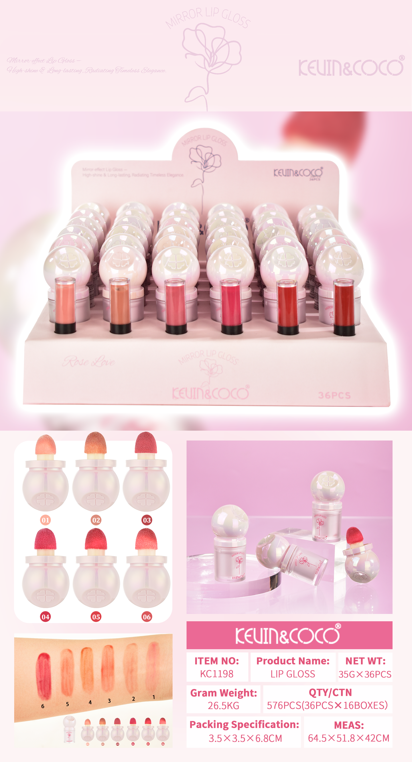 Gloss Liquido Cushion Multiuso KEVIN&COCO REF:KC1198