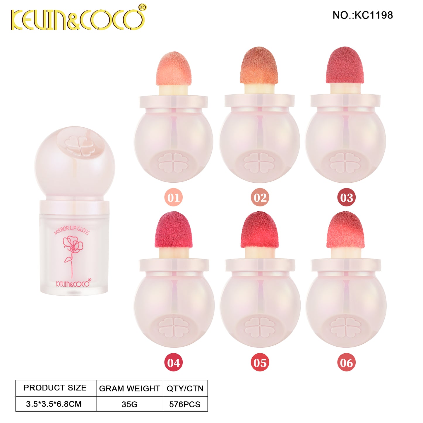 Gloss Liquido Cushion Multiuso KEVIN&COCO REF:KC1198