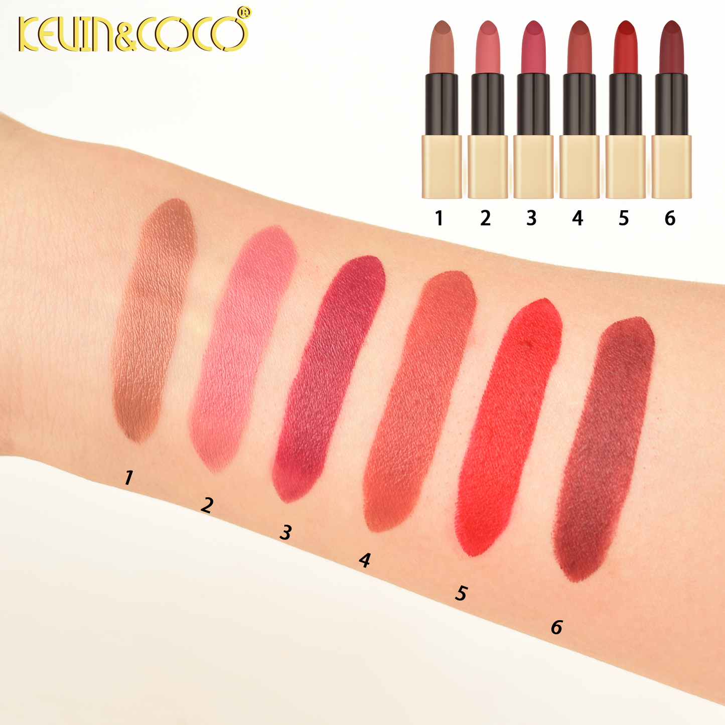 Labial en Barra Matte KEVIN&COCO REF:KC1204